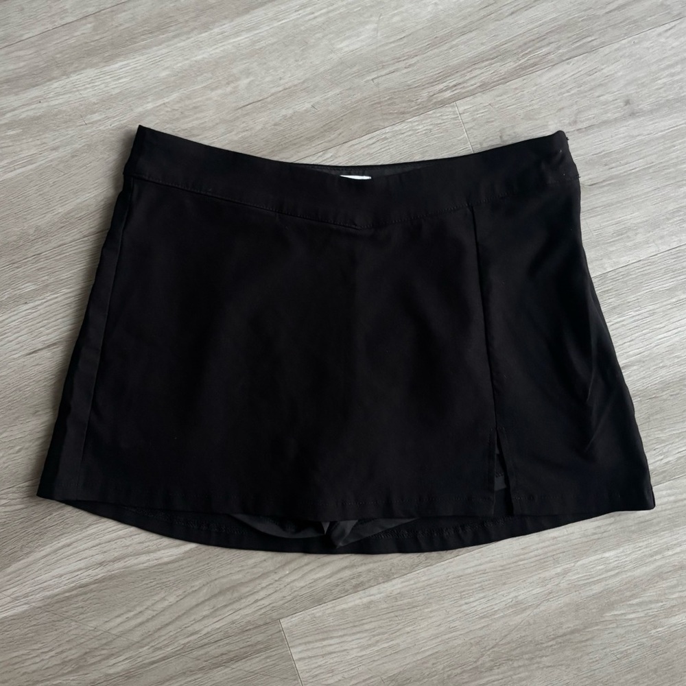 Garage Black Mini Skort